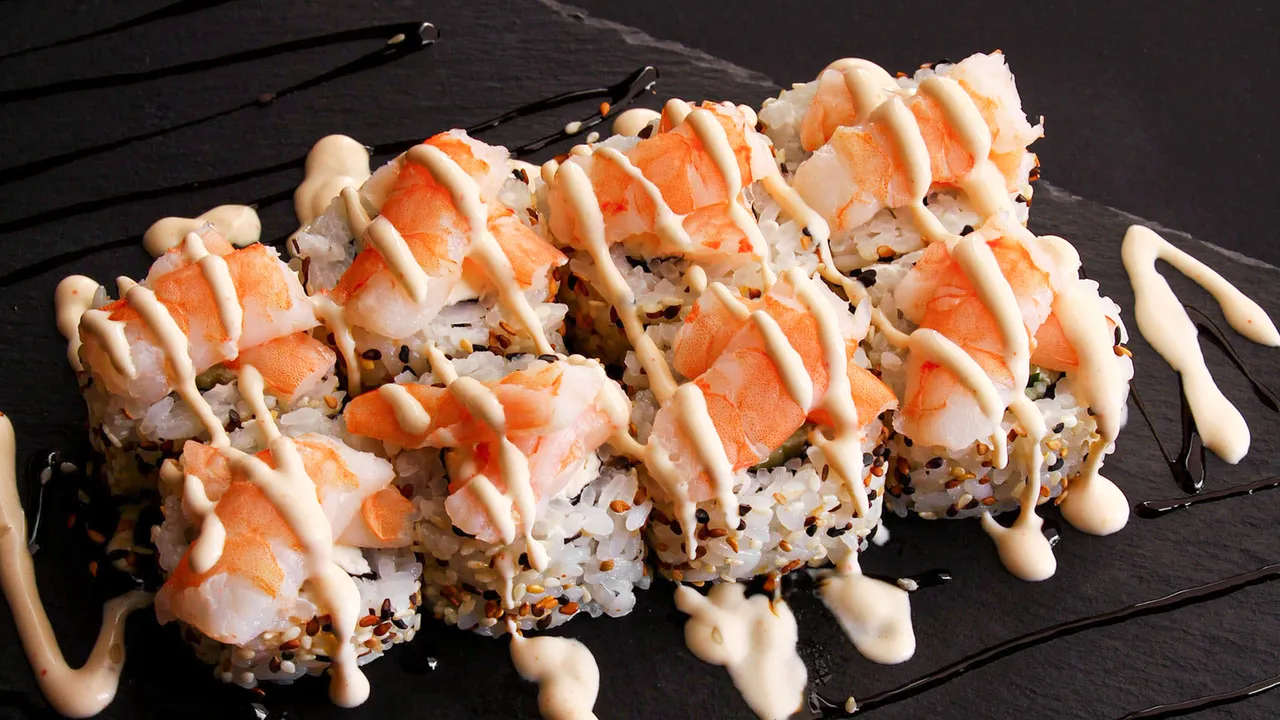 Спайси креветка (добавки не входят)